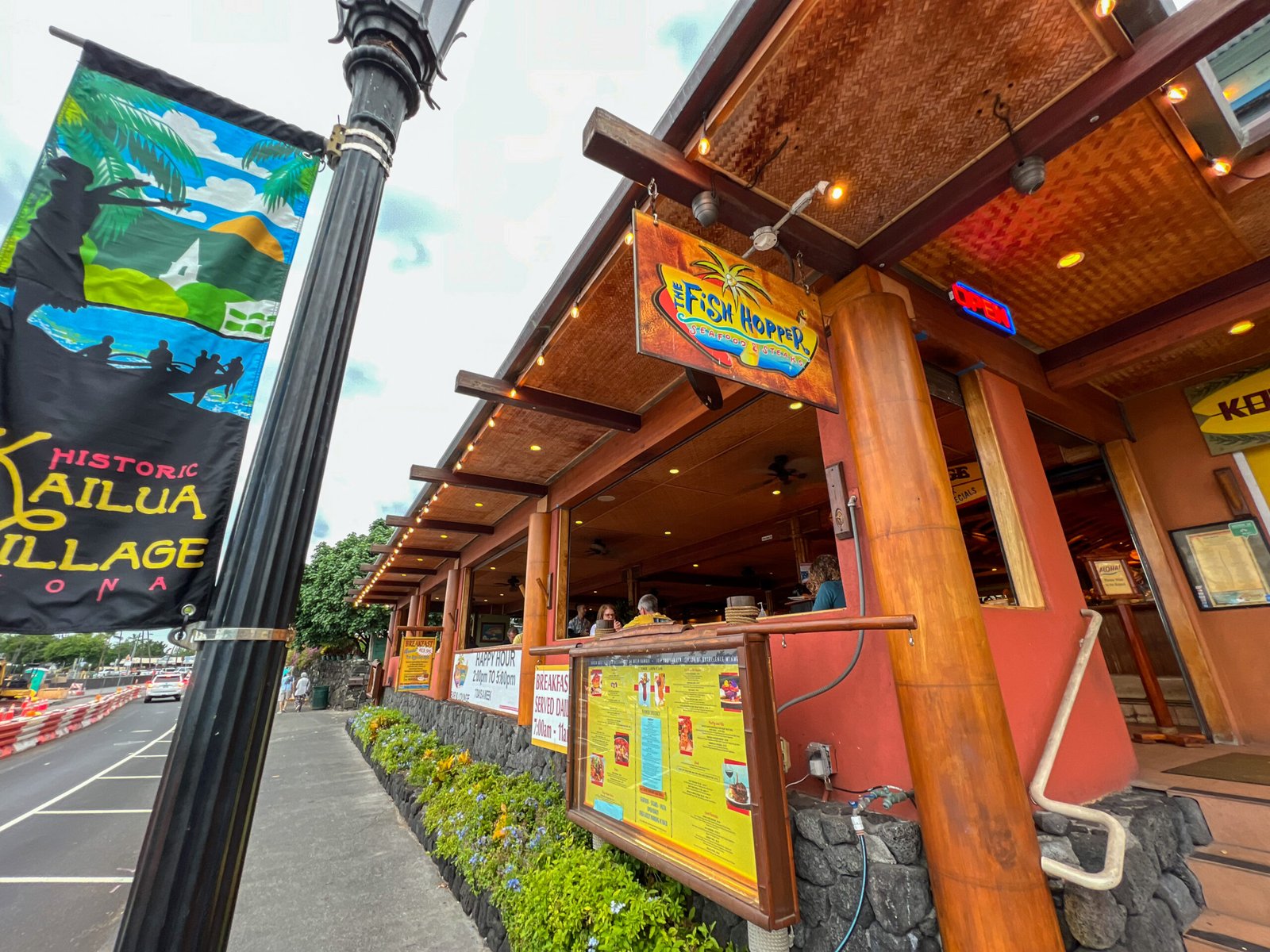The Fish Hopper in downtown Kona