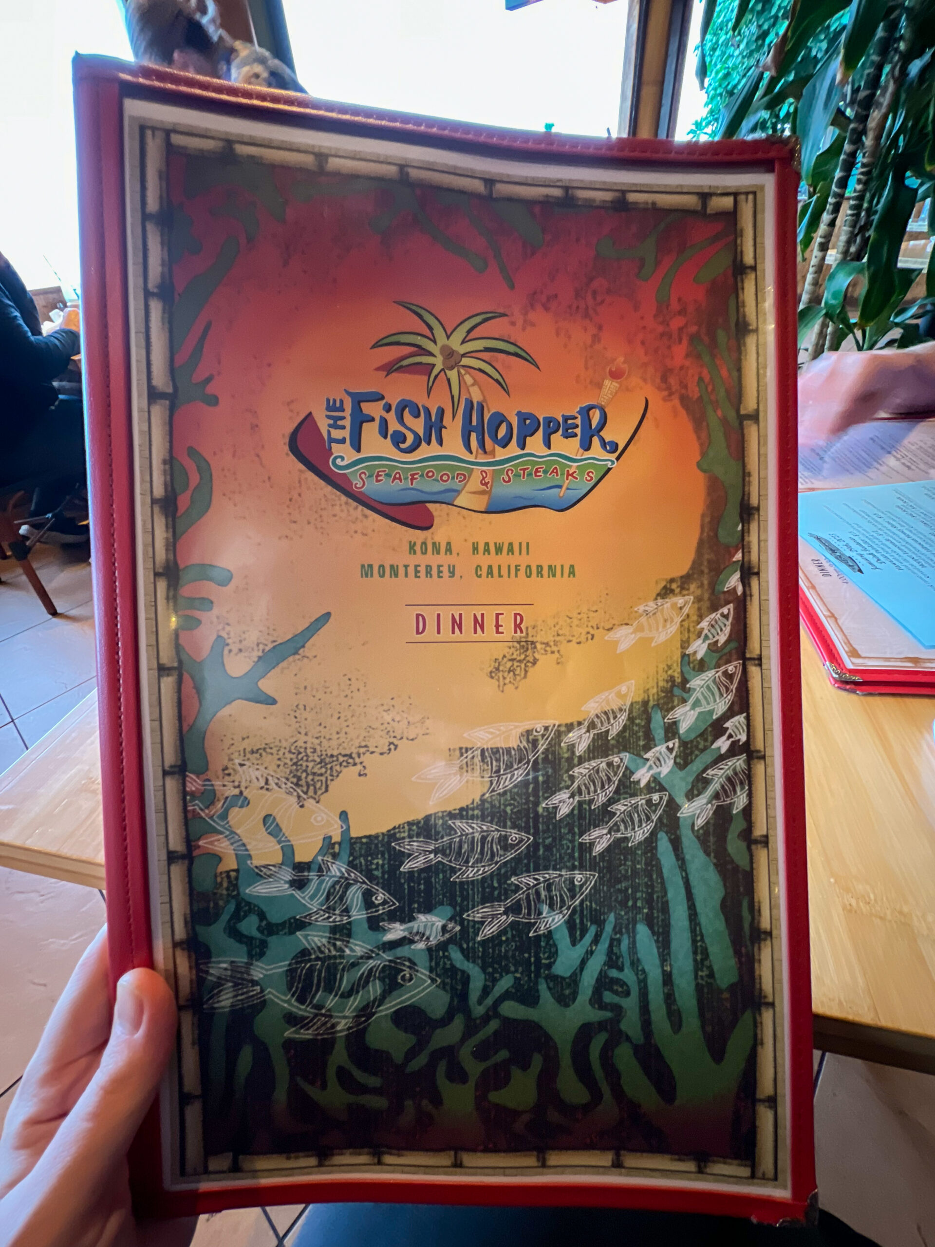 The Menu at the Fish Hopper