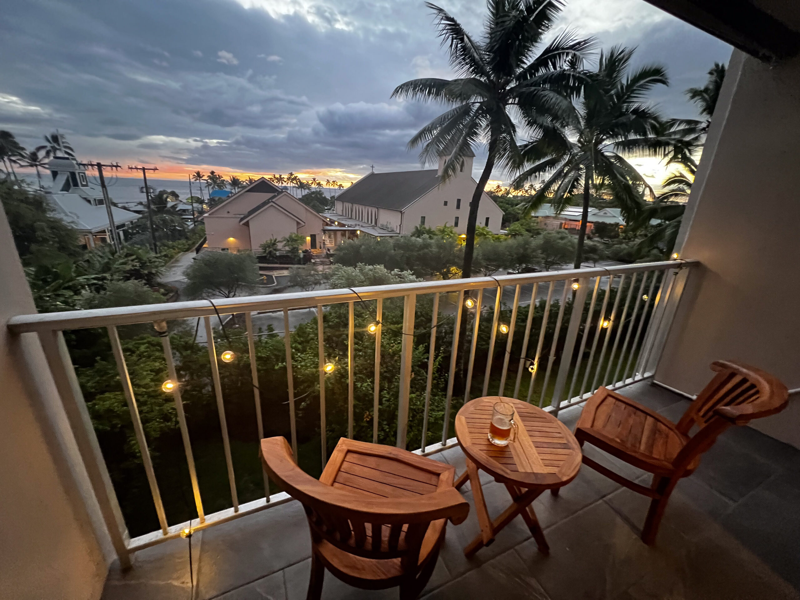 The Pono Condo lanai