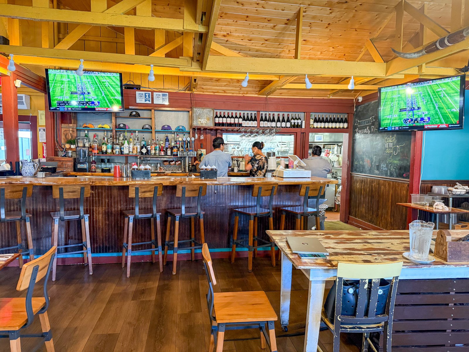 The Fish and the Hog in Waimea, Big Island, Hawaii